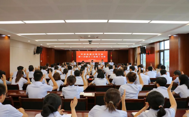 泓源公司召开工会第一次职工(会员)大会(图4) 泓源公司召开工会第一次职工(会员)大会(图4)
