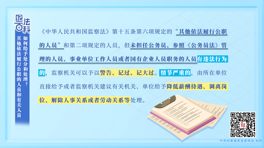 清廉产投丨第十六期:其他依法履行公职的人员和有关人员如何给予处分和处理?(图1) 清廉产投丨第十六期:其他依法履行公职的人员和有关人员如何给予处分和处理?(图1)